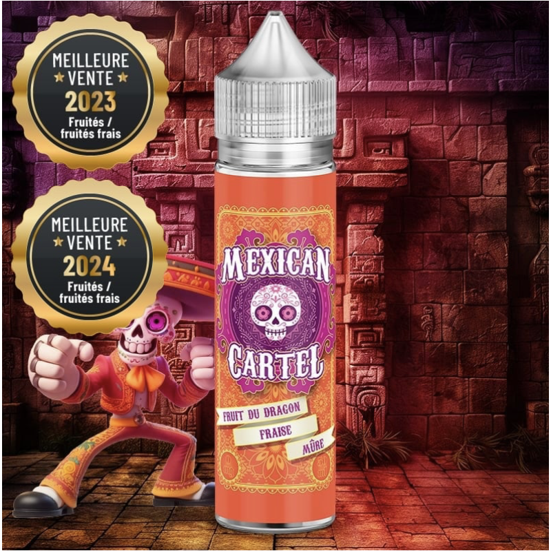 Mexican Cartel Fruit du Dragon Fraise Mure 50ml Mexican Cartel Fruit du Dragon Fraise Mure 50ml
