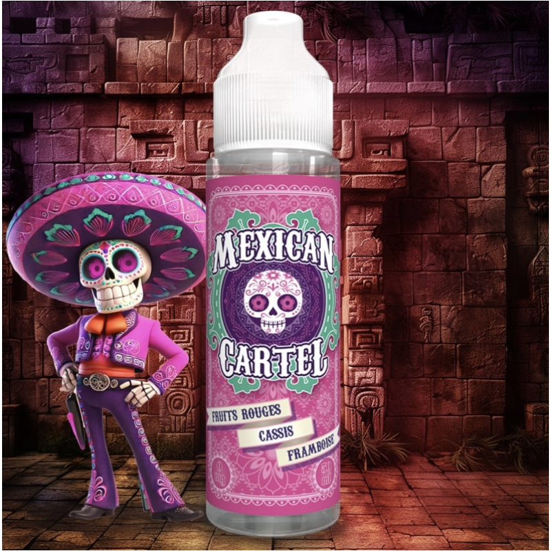 Mexican Cartel Fruits Rouges Cassis Framboise 50ml Mexican Cartel Fruits Rouges Cassis Framboise 50ml