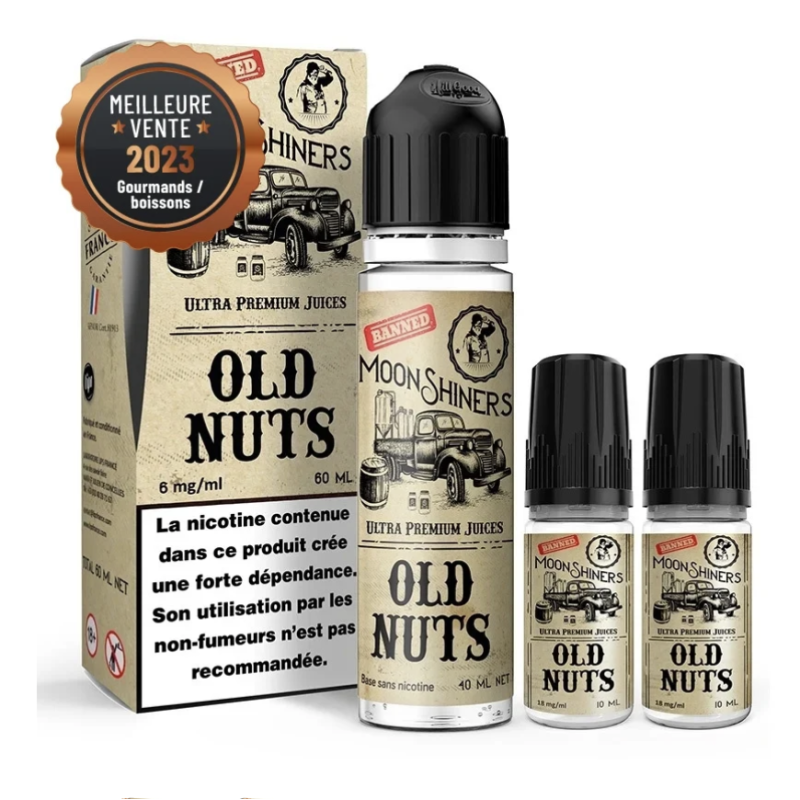 Old Nuts Easy2Shake Moonshiners 60ml (3mg) Old Nuts Easy2Shake Moonshiners 60ml (3mg)
